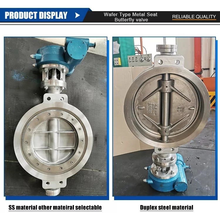 Manufacturer Water Flow Control Aluminum Alloy Butterfly Valve Double Eccentric Butterfly Valve