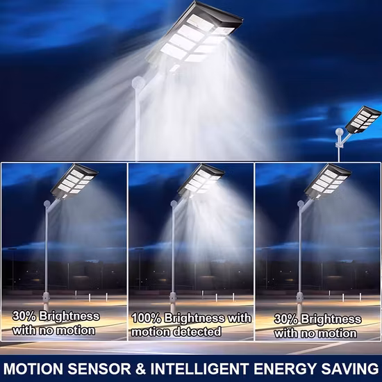 Cina Solarhersteller Alluminio 2000/1000/800/600/500 W/400/300/200/100 W Sensore LED IP66 Straße Telecamera all-in-one per esterni ABS COB Wall Flood Garden Road Light