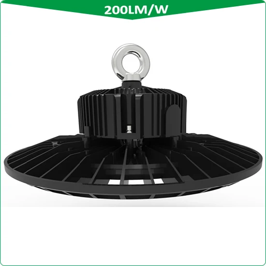 Interruttore di potenza con cambio CCT UFO LED High Bay Light 210lm/W 200W Alto-MIG-Basso