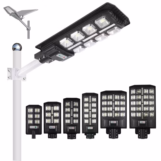 Produttore solare distributore di fabbrica LED IP65 telecamera esterna all-in-one per esterni COB SMD lampione da giardino per inondazioni da parete 2000/1500/1000/800/600/500/400/300/200/50W