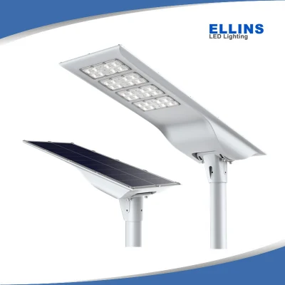 Iluminazione pubblica solare esterna integrata a LED IP66 30W 50W 60W 80W con sensore di movimento